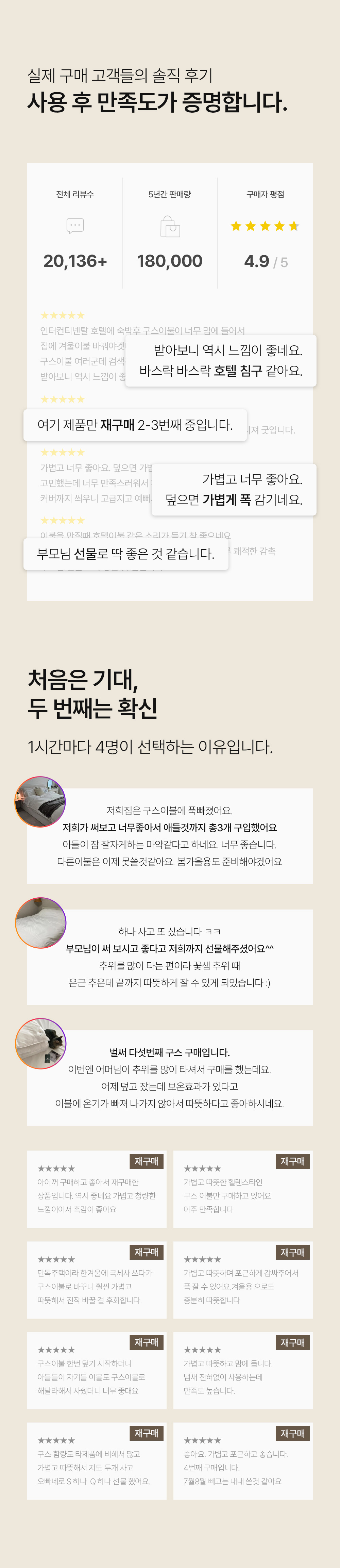 헬렌스타인 투인원 헝가리 구스 이불
