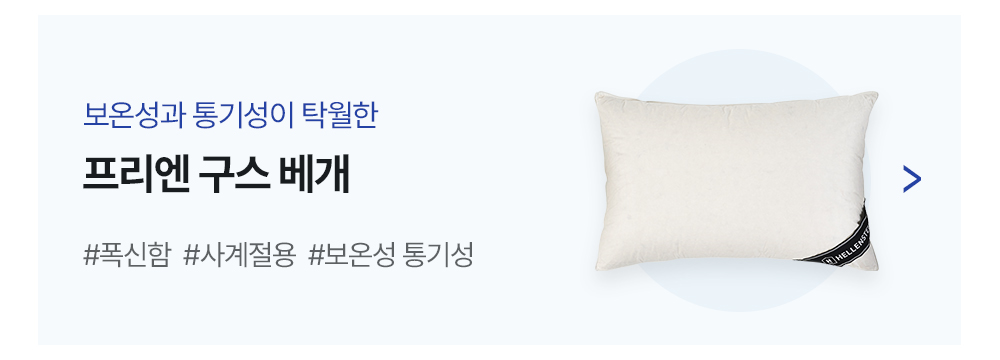 프리엔 구스 베개