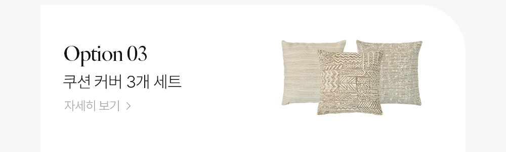 쿠션 1종 러그 세트